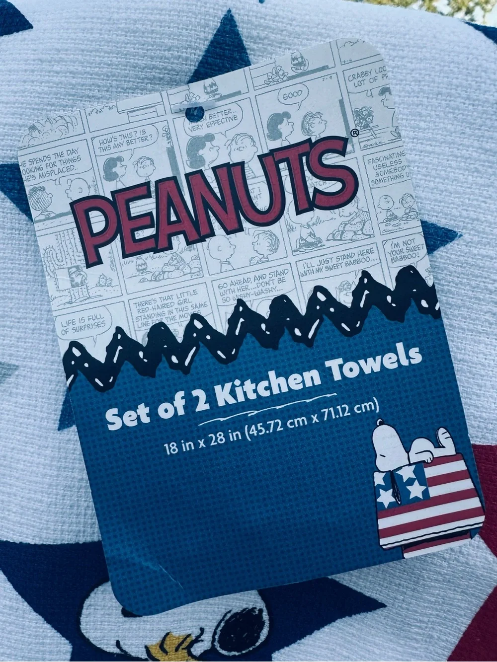 PEANUTS Kitchen Towels - Set of 2